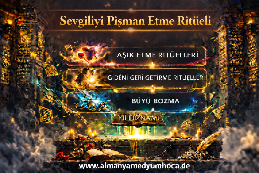 Sevgiliyi Pişman Etme Ritüeli
